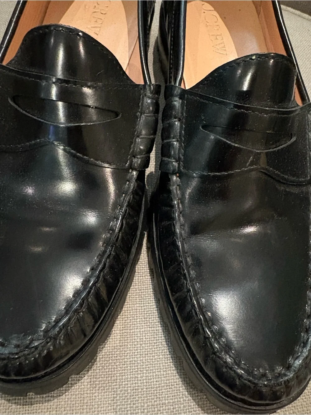 J.Crew Black Loafers